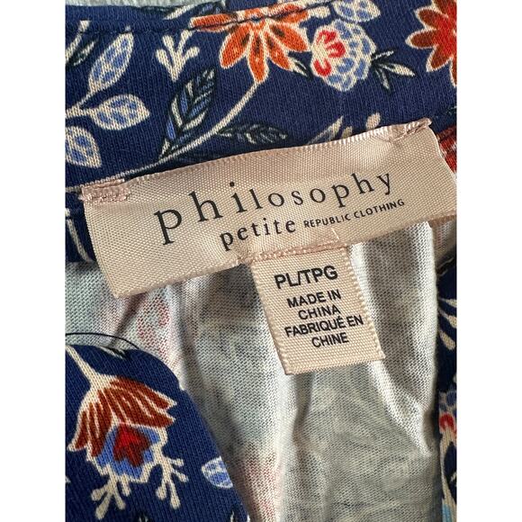 Philosophy Boho Floral Midi Dress – Petite L – Flowy & Feminine - Picture 4 of 5